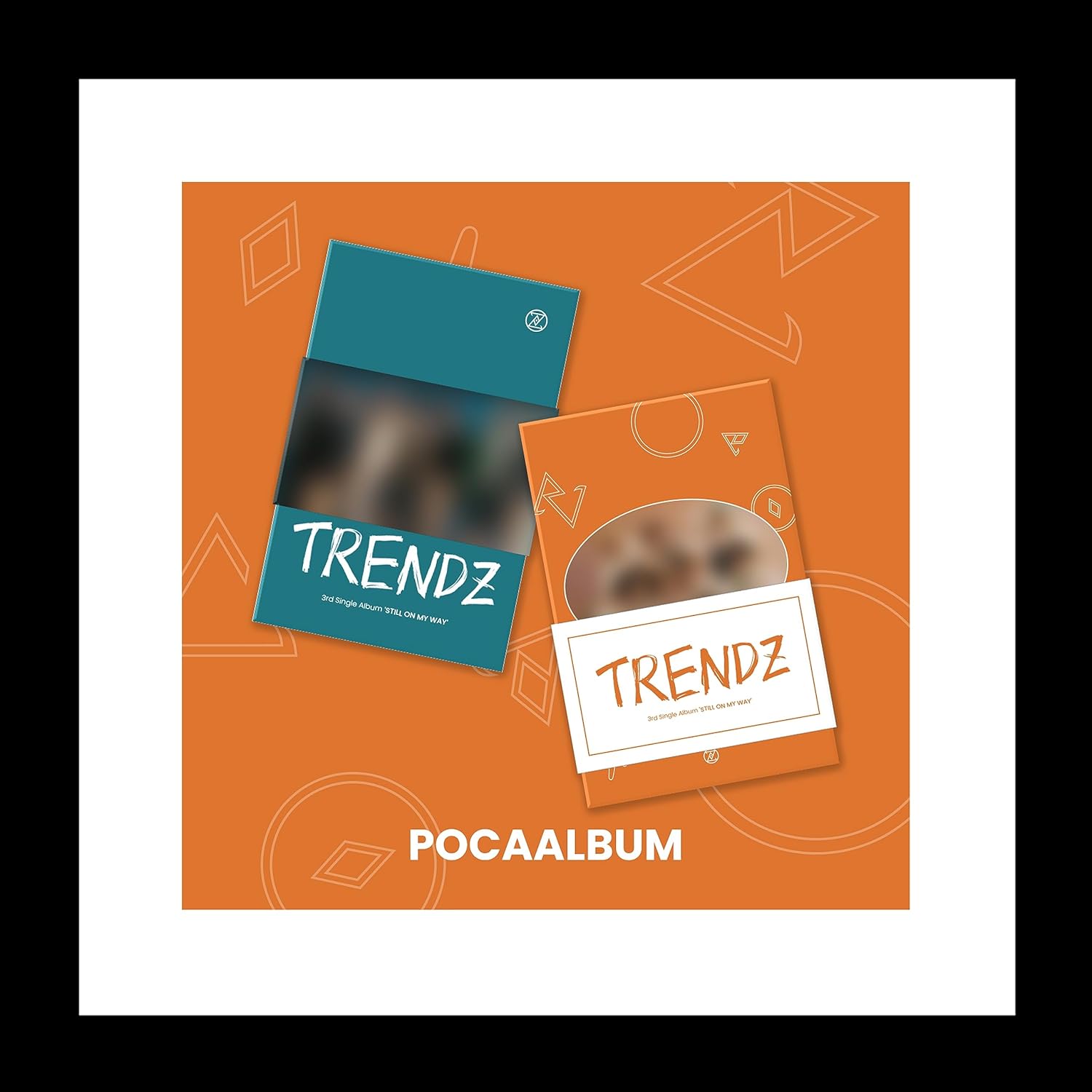 TRENDZ STILL ON MY WAY 3er álbum individual POCA versión aleatoria paquete de soporte de fotos+1p tarjeta QR+2p PhotoCard+1ea pegatina+1ea guía del