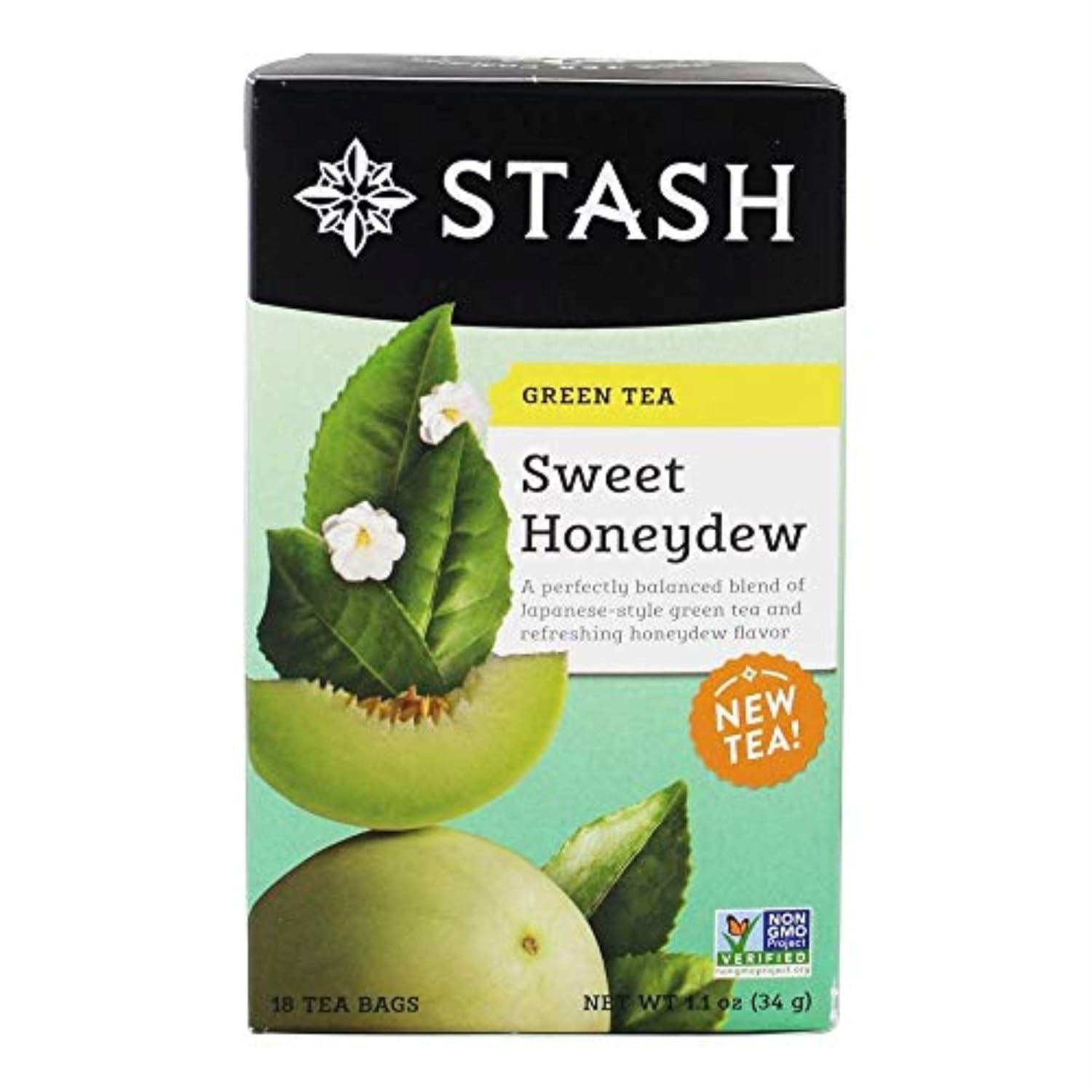 Sweet Honeydew Green Tea Stash Tea 18 Bag
