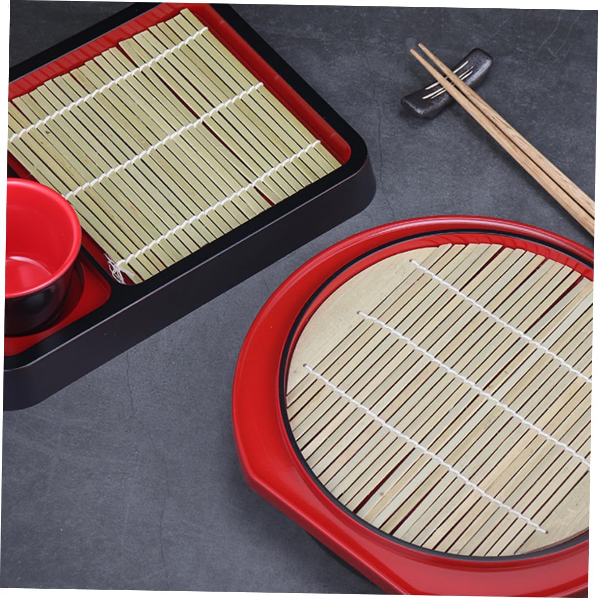 NOLITOY 1 Unidades Placa de fideos fríos japoneses Bandeja de fideos japoneses Plato de servir Plato de salsa japonesa Platos Japoneses Bandeja de