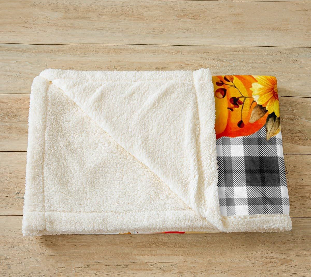 Manfei Manta de Hello Fall con diseño de gnomos y hojas de calabaza para sofá, manta de cosecha de otoño para niños y adultos, manta de forro polar