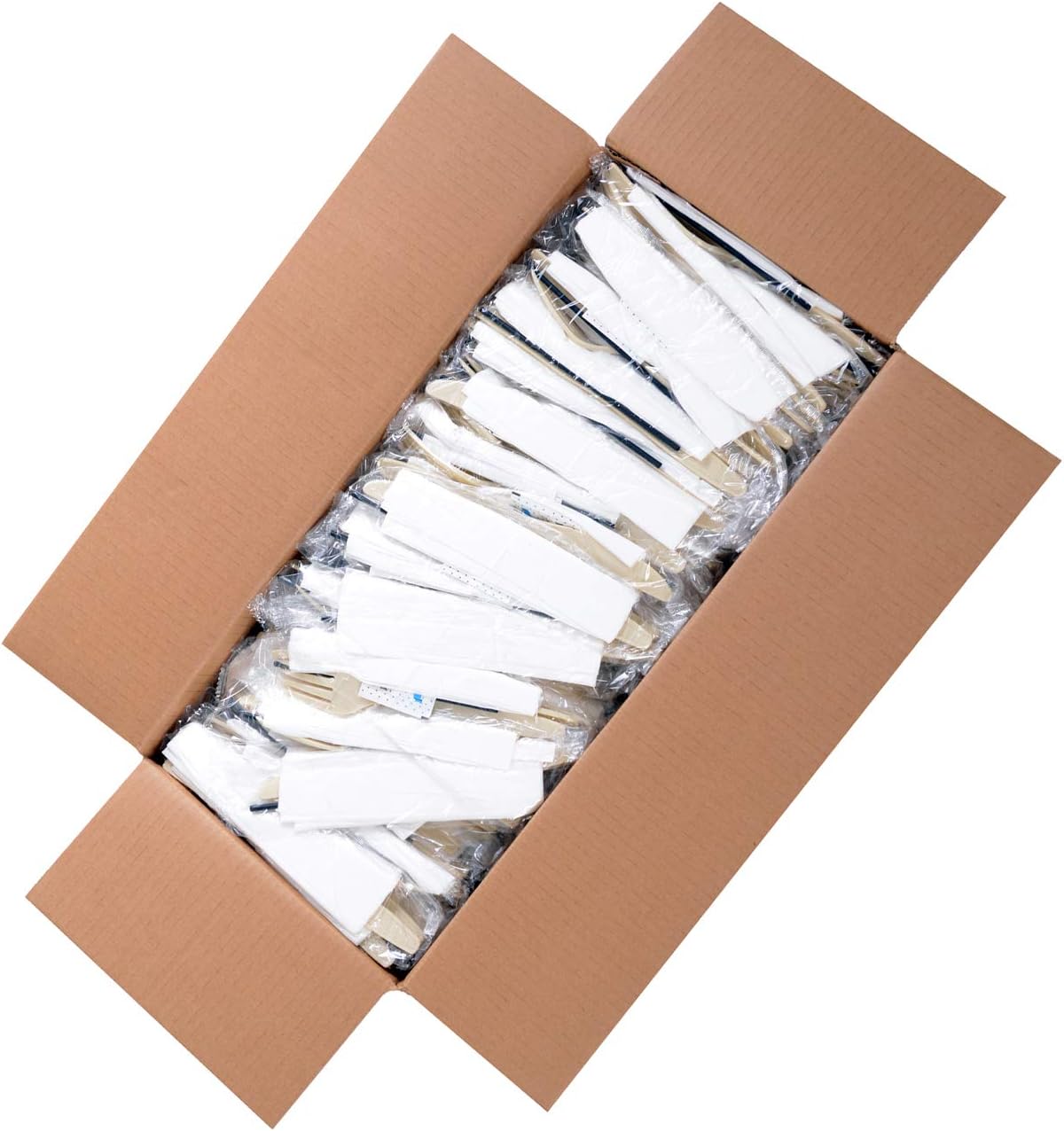 Daxwell Kits de cubiertos de plástico, poliestireno extra pesado (PS), tenedor, cuchillo, sal, pimienta, palillo de dientes, pajilla, servilleta,