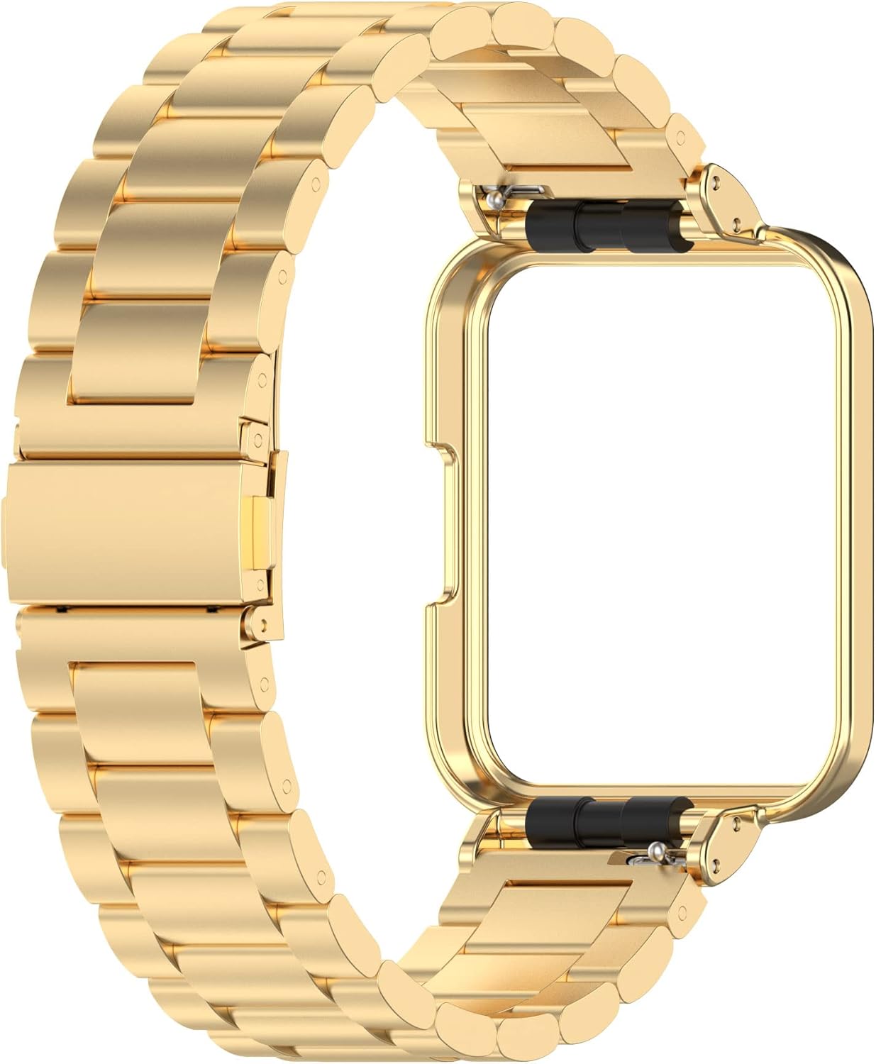 Correas de reloj compatibles con Xiaomi Mi Redmi Watch 2 Lite ajustables de acero inoxidable sólido correas de repuesto para Xiaomi Mi Redmi Watch 2