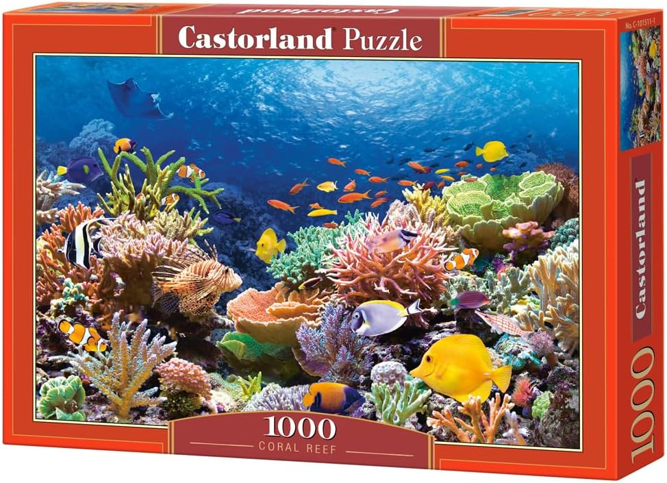 Castorland Rompecabezas de peces de arrecife de coral (1000 piezas)