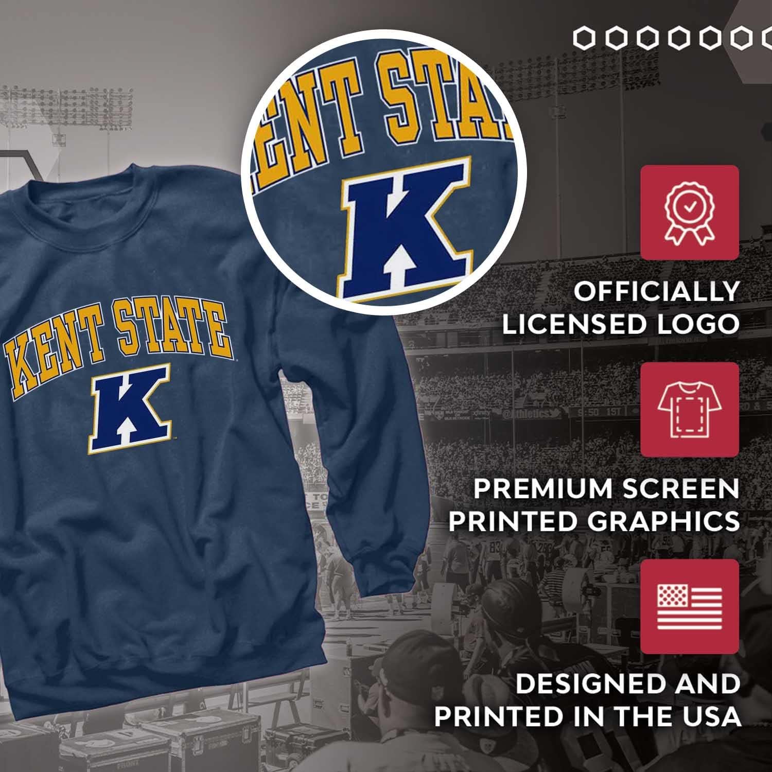 Campus Colors Adult Arch & Logo Soft Style Gameday Crewneck Sweatshirt