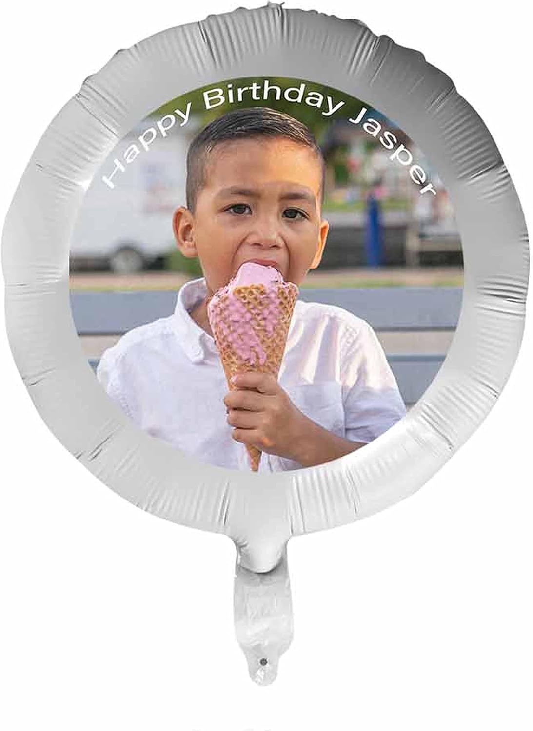 Globo personalizado con cara, fotos personalizadas, globos de feliz cumpleaños, globos con nombre personalizado para regalos de fiesta de aniversario