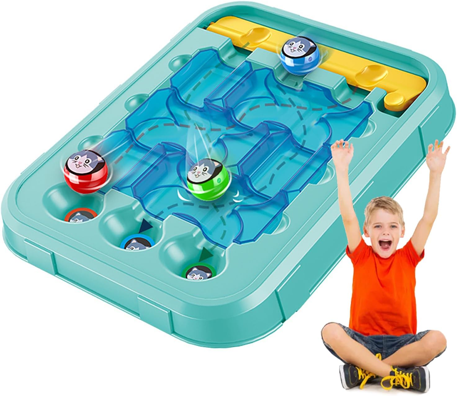 Juego de solución Marble Run, juguete educativo STEM para niños y niñas, juego de construcción de rompecabezas, cumpleaños, impulsa el pensamiento