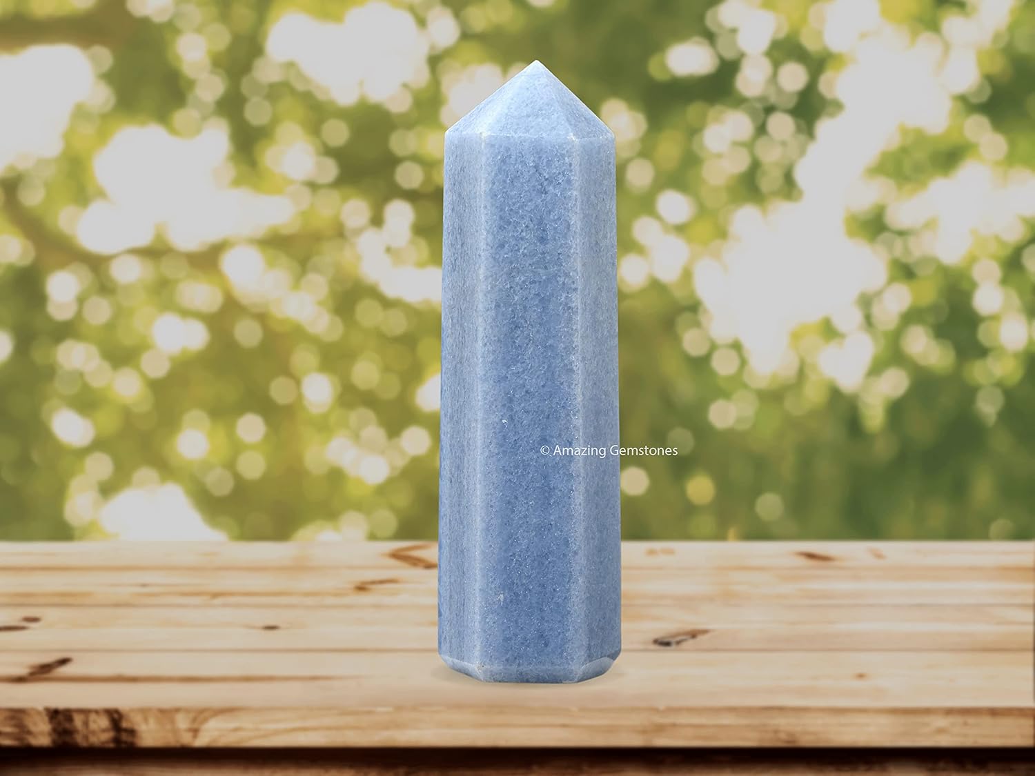 Torres grandes de cristal de celestita de calcita azul  Obelisco de punto de cristal curativo natural para curación de Reiki y rejilla de cristal