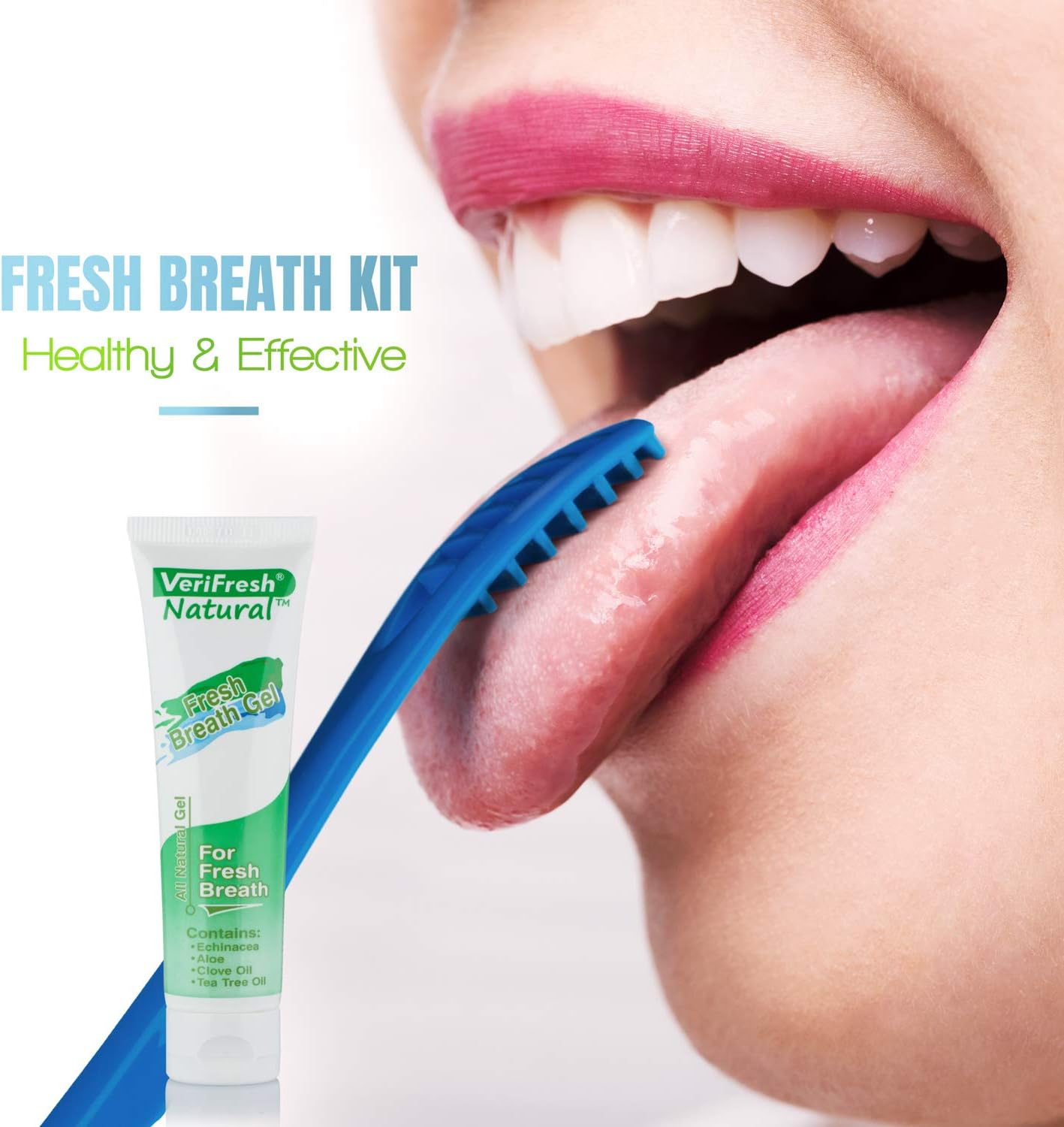 Kits de cuidado de aliento fresco y encías, aliento fresco natural de larga duración combinado con innovador cuidado de las encías totalmente