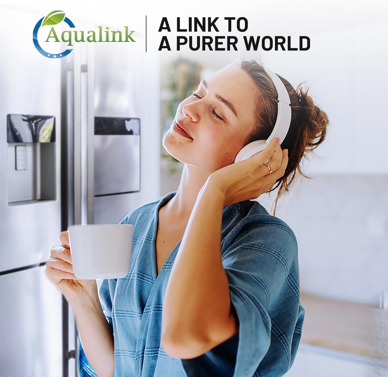 AQUALINK 4396508 Filtro de agua para refrigerador, repuesto para EDR5RXD1, filtro EveryDrop 5, 4396510, 4392857, Kenmore 46-9010, 9085, LC400V,