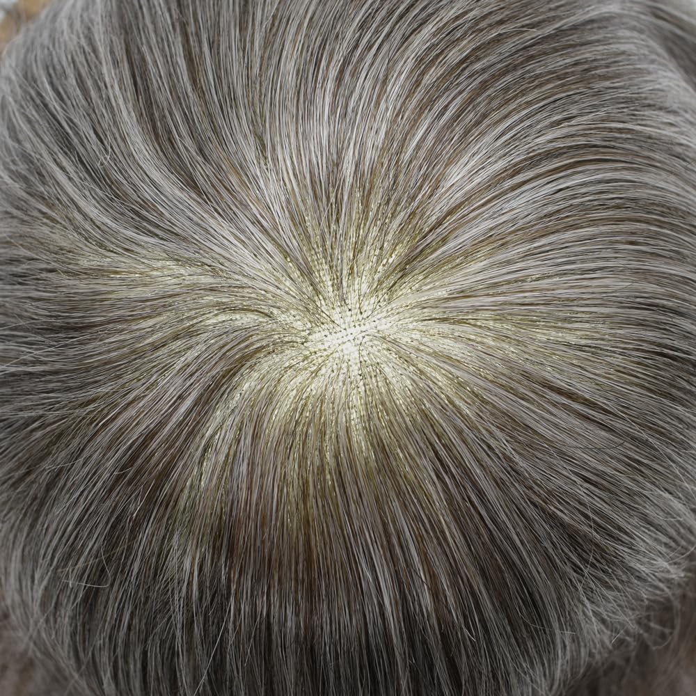 Tupé para hombres, piezas de cabello humano real para hombres, tupé de encaje transpirable para hombre, tupé para pérdida de cabello, protesis