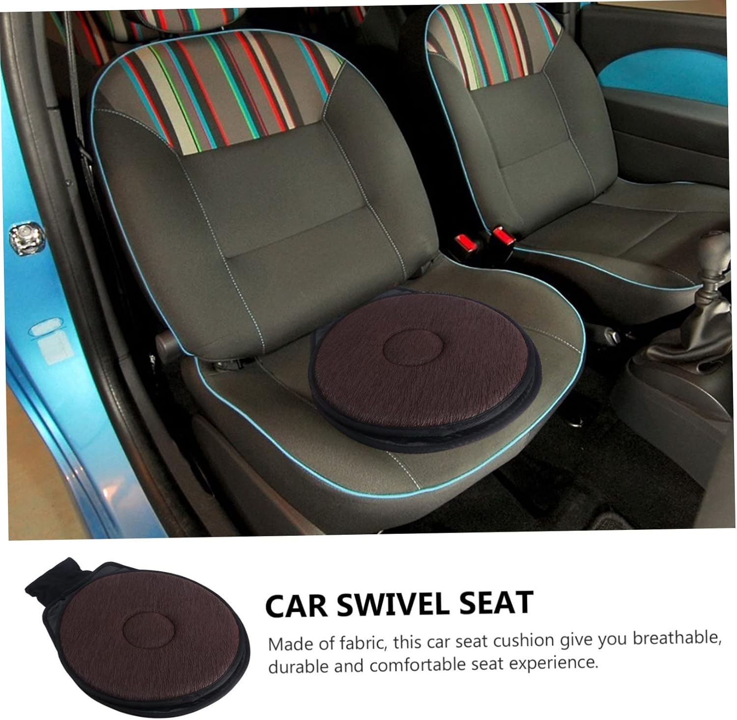 Homoyoyo Protector de asiento de coche 360 cojín giratorio para asiento de automóvil, cojín giratorio para asiento de automóvil, cojín de asiento de