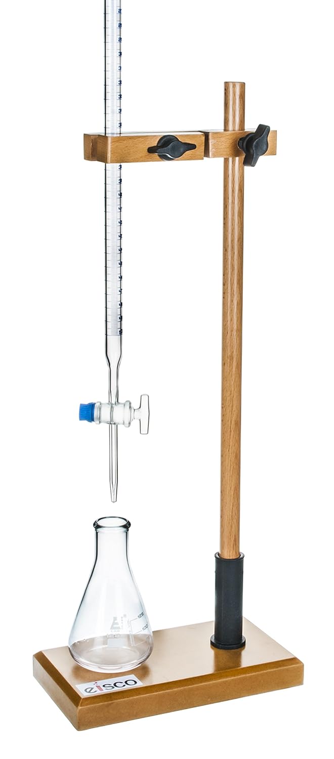 Burette – Soporte individual, hecho de madera dura sazonada