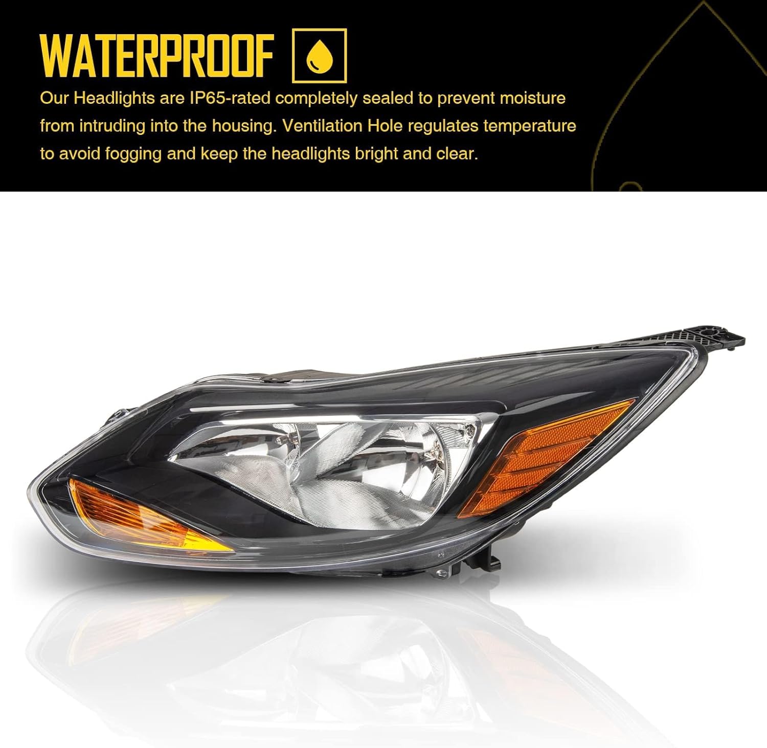 KAC Conjunto de faros delanteros