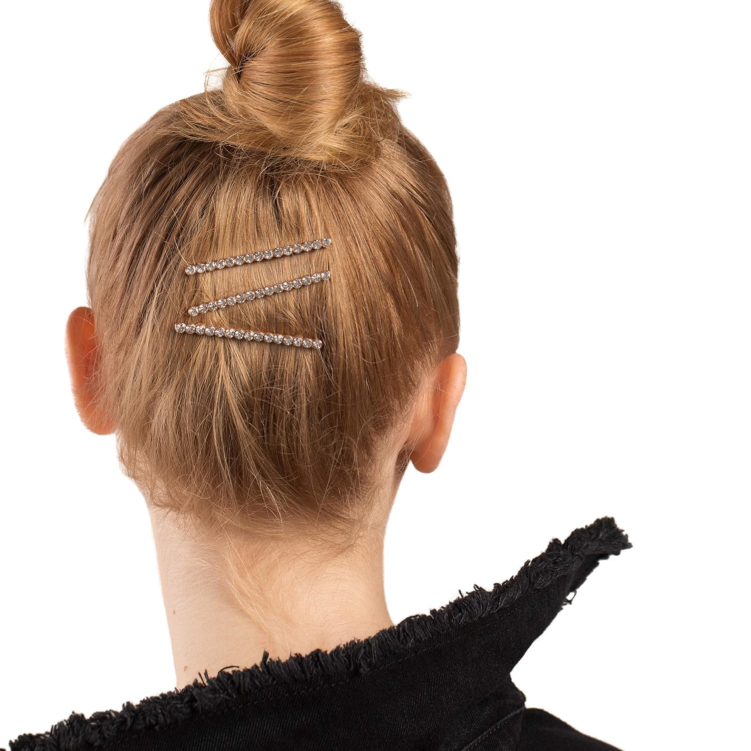 Kitsch Horquillas decorativas para el cabello con diamantes de imitación, accesorios para el cabello con diamantes de imitación para mujer, pinzas