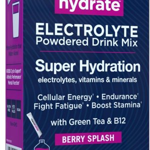 Mezcla de bebida en polvo con electrolitos, súper hidratación, aumenta la resistencia y combate la fatiga, repleta de electrolitos, vitaminas y Mezcla de bebida en polvo con electrolitos, súper hidratación, aumenta la resistencia y combate la fatiga, repleta de electrolitos, vitaminas y