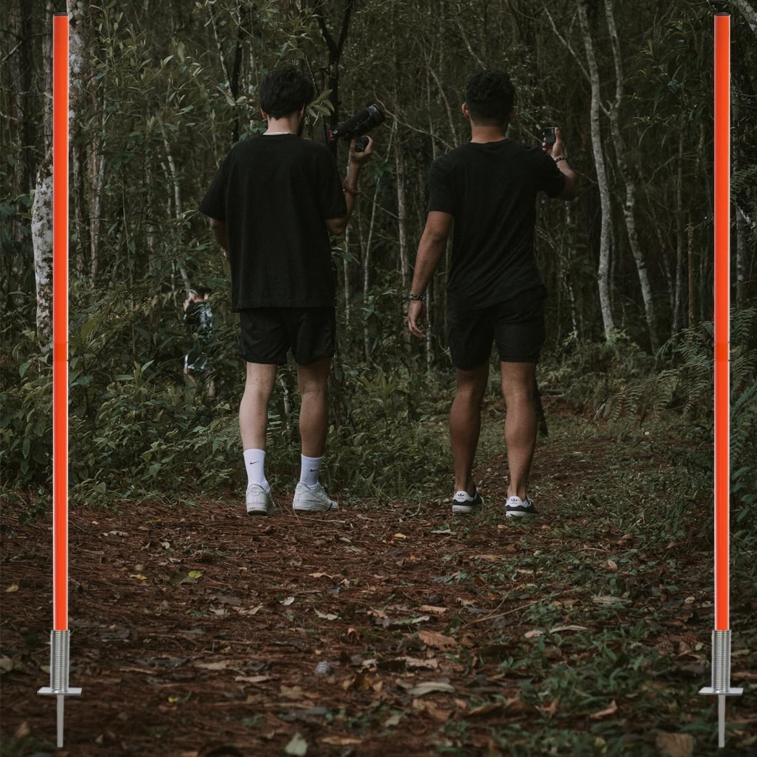 Orange Spring Agility – Juego de bastones de entrenamiento de agilidad para fútbol, tipo enchufable, barra de entrenamiento para deportes,