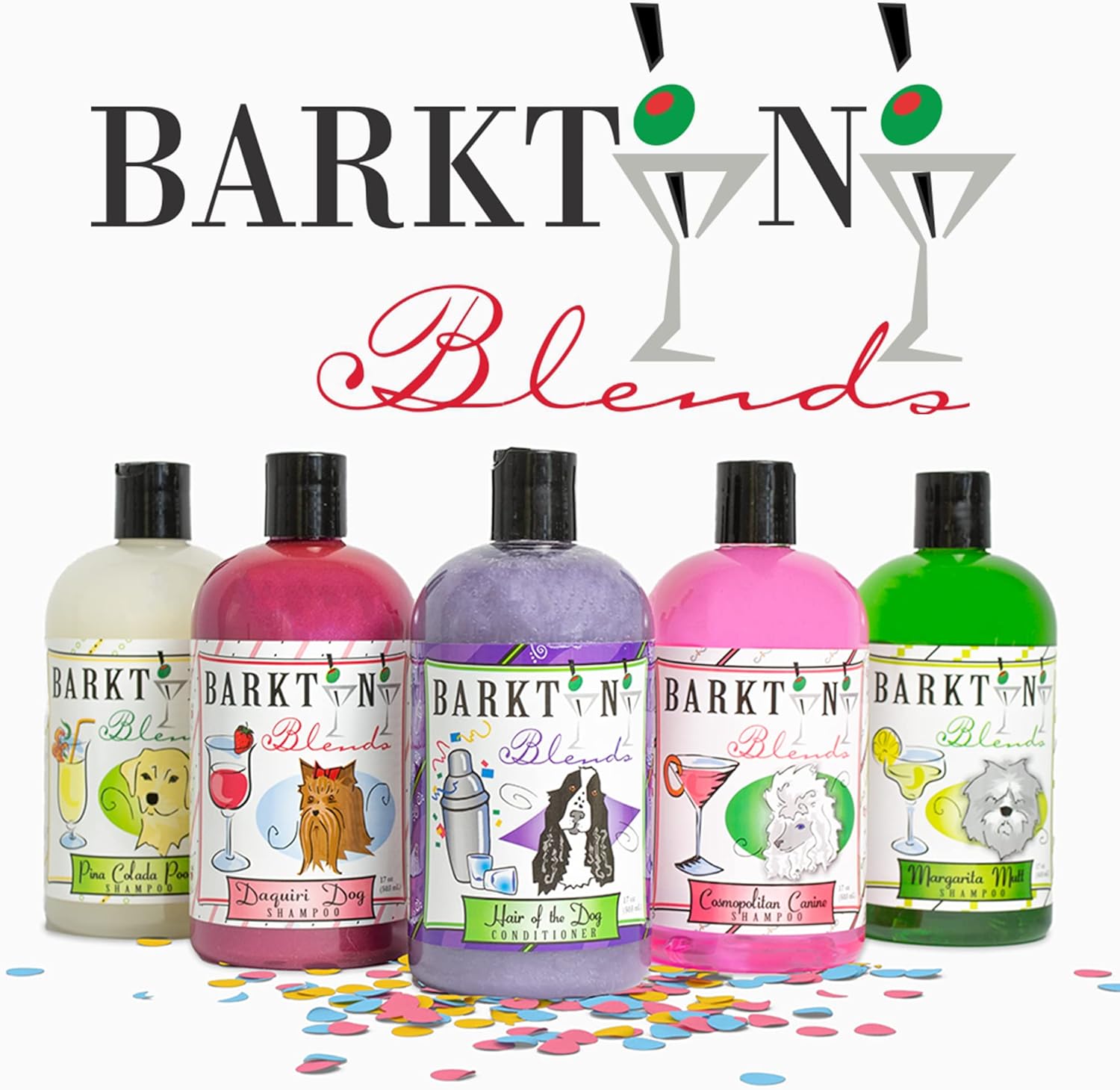 Kenic Barktini Blends – Acondicionador para mascotas para perros y gatos, acondicionador desenredante y suavizante para el pelo del perro, fórmula