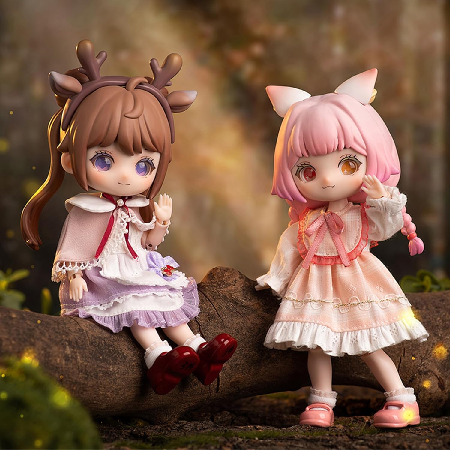 BEEMAI Liroro Summer Island Series 3 piezas (juego de 3 no repetidos) 112 BJD Muñecas lindas figuras estilo Lolita coleccionables regalo de