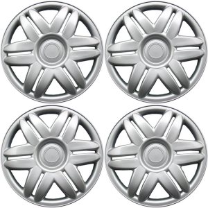 Tapacubos de 15 pulgadas, ideales para Toyota Camry 1988-2001 (juego de 4) cubiertas de rueda de 15 pulgadas, tapas de cubo plateadas, accesorios de Tapacubos de 15 pulgadas, ideales para Toyota Camry 1988-2001 (juego de 4) cubiertas de rueda de 15 pulgadas, tapas de cubo plateadas, accesorios de