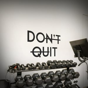 My Vinyl Story Calcomanía motivacional para pared, con texto en inglés Don’t Quit Do It, para el hogar, fitness, gimnasio, decoración de oficina, Be My Vinyl Story Calcomanía motivacional para pared, con texto en inglés Don’t Quit Do It, para el hogar, fitness, gimnasio, decoración de oficina, Be