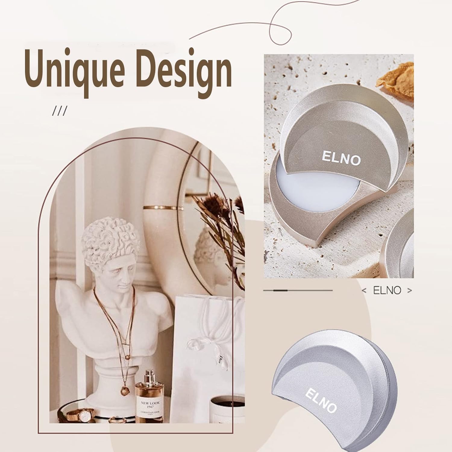 Perfume de bálsamo sólido de luna, 3 unidades, portátil, bálsamo de bolsillo, perfecto para viajes, perfume de fragancia natural para hombres y