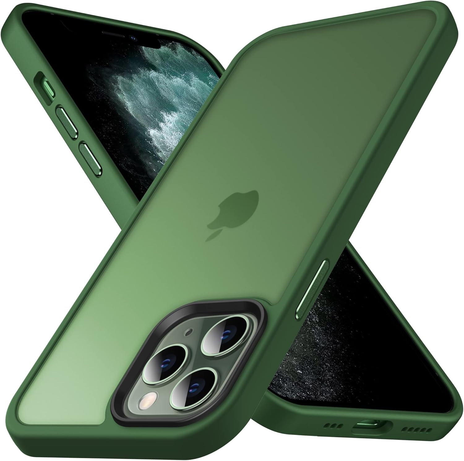 Anqrp Funda diseñada para iPhone 11 Pro Max, compatible con carga inalámbrica Funda delgada de silicona suave antiarañazos para iPhone 11 Pro Max de