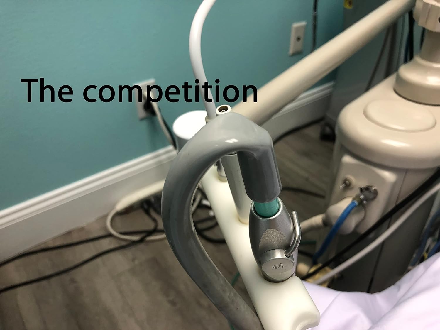 Adaptador de reducción de aerosoles dentales para ISOLITEDRYSHIELD + 4 piezas de boca