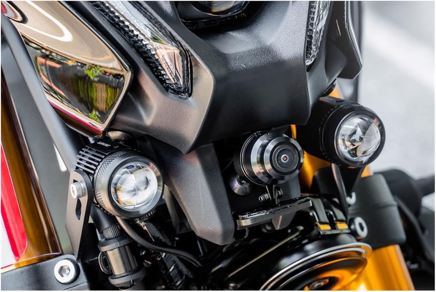 WYJDZSW Accesorios compatibles con Yamaha MT 09 SP MT09 MT-09 FZ 09 FZ 09 FZ09 FZ-09 FZ-09 Montaje de luz de conducción