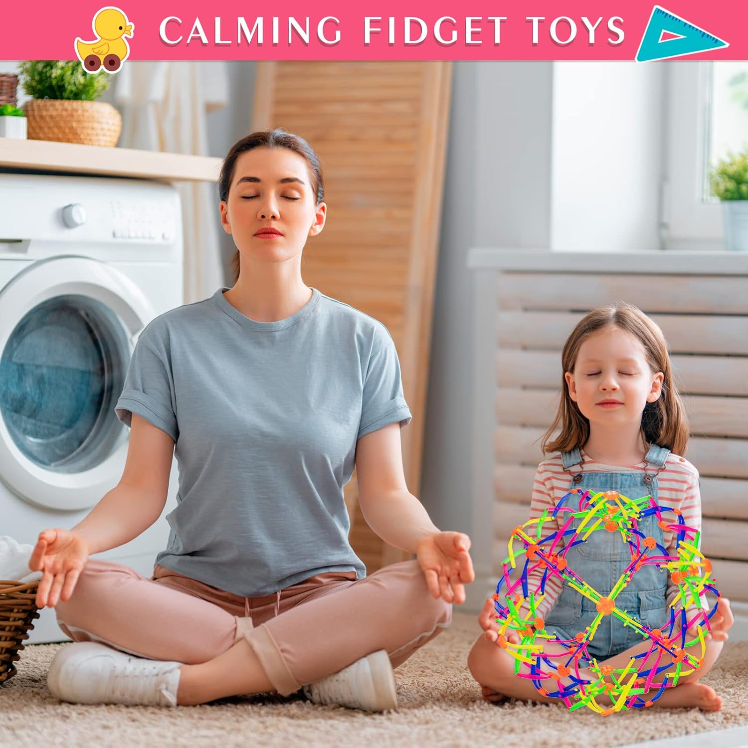 HYCY BJD – Pelota retráctil expandible, juguete de bola mágica para aliviar la ansiedad para manejar todas las necesidades de estrés de niños y