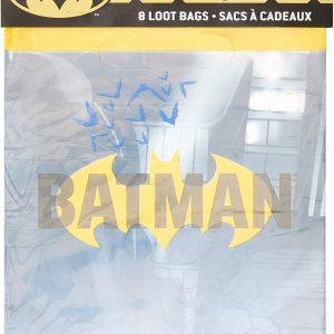 Batman – Bolsas de botín multicolor (paquete de 8), accesorio de superhéroe definitivo para cumpleaños y celebraciones Batman – Bolsas de botín multicolor (paquete de 8), accesorio de superhéroe definitivo para cumpleaños y celebraciones