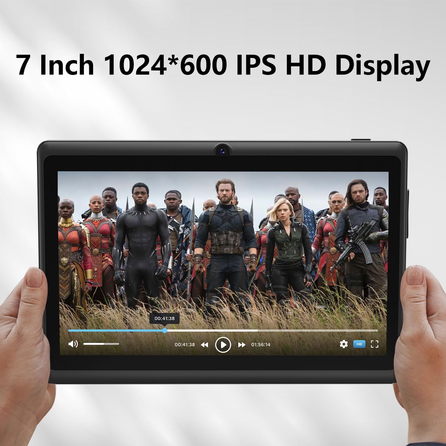 WXUNJA Tablet Android 11, 2+4GB RAM 32GB ROM, procesador de cuatro núcleos, cámara dual, WiFi, conector para auriculares de 0.138 in, FM Bluetooth,