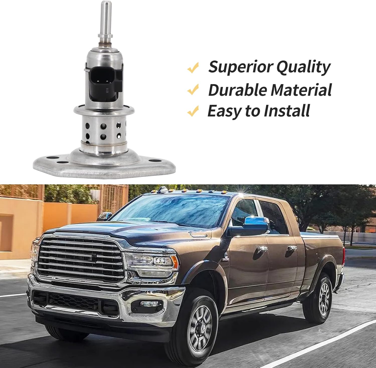 Inyector de líquido de escape diésel 04627241AF compatible con Dodge Ram 6.7L 2013 2014 2015 2016 2017 2018 2019 2020, reemplaza 04627241,