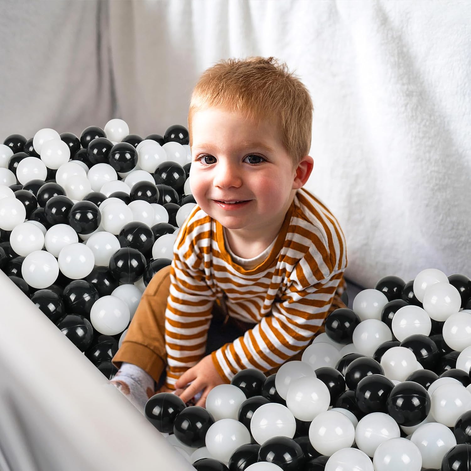 Paquete de 50 bolas de bolas, 2.2 pulgadas2.2 in, sin BPA, bolas de plástico a prueba de aplastamiento, sin ftalatos, juguetes para niños y niñas,