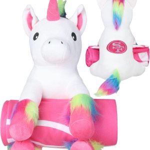 FOCO NFL – Unicornio de felpa con logotipo del equipo de la NFL, unisex, para adolescentes FOCO NFL – Unicornio de felpa con logotipo del equipo de la NFL, unisex, para adolescentes