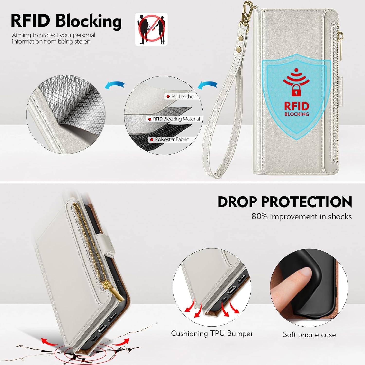 Antsturdy Funda para Samsung Galaxy Note 20 Ultra 5G con tarjetero para mujeres y hombres, funda para teléfono Galaxy Note 20 Ultra 5G, bloqueo