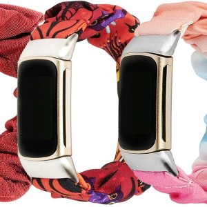 Correas elásticas compatibles con Fitbit Charge 5, correas ajustables de repuesto para carga 5 elásticas para mujer Correas elásticas compatibles con Fitbit Charge 5, correas ajustables de repuesto para carga 5 elásticas para mujer
