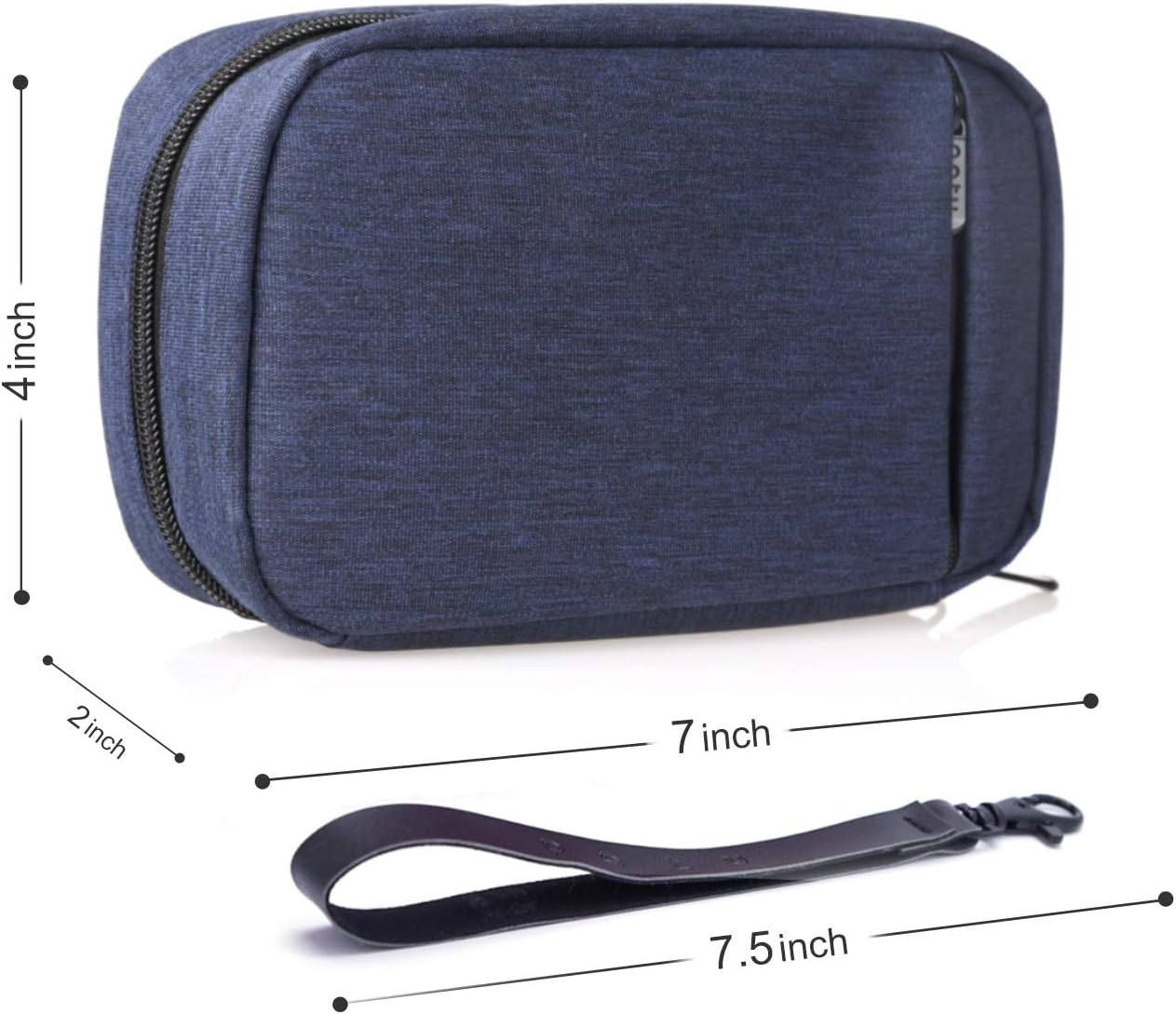 Patu Handy Beauty Stuff Carry Case, Bolsa de cosméticos de maquillaje, Mujeres limpiador facial bolsa de kit de cuidado de la piel, lápiz embrague,