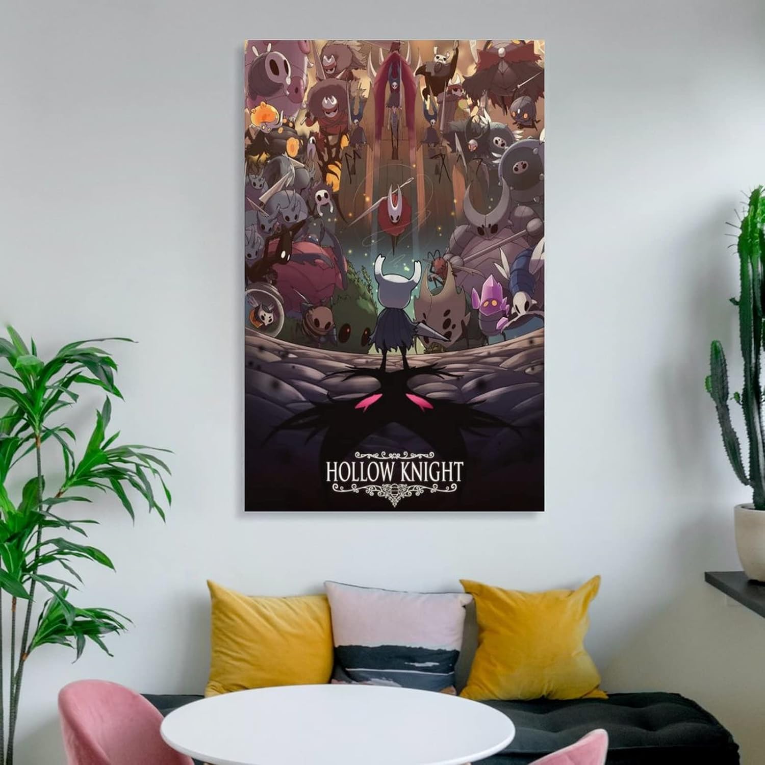 SNKB Hollow Knight – Póster artístico en lienzo y arte para pared, diseño moderno de dormitorio familiar, póster de 20 x 30 pulgadas (19.7 x 29.5 in)