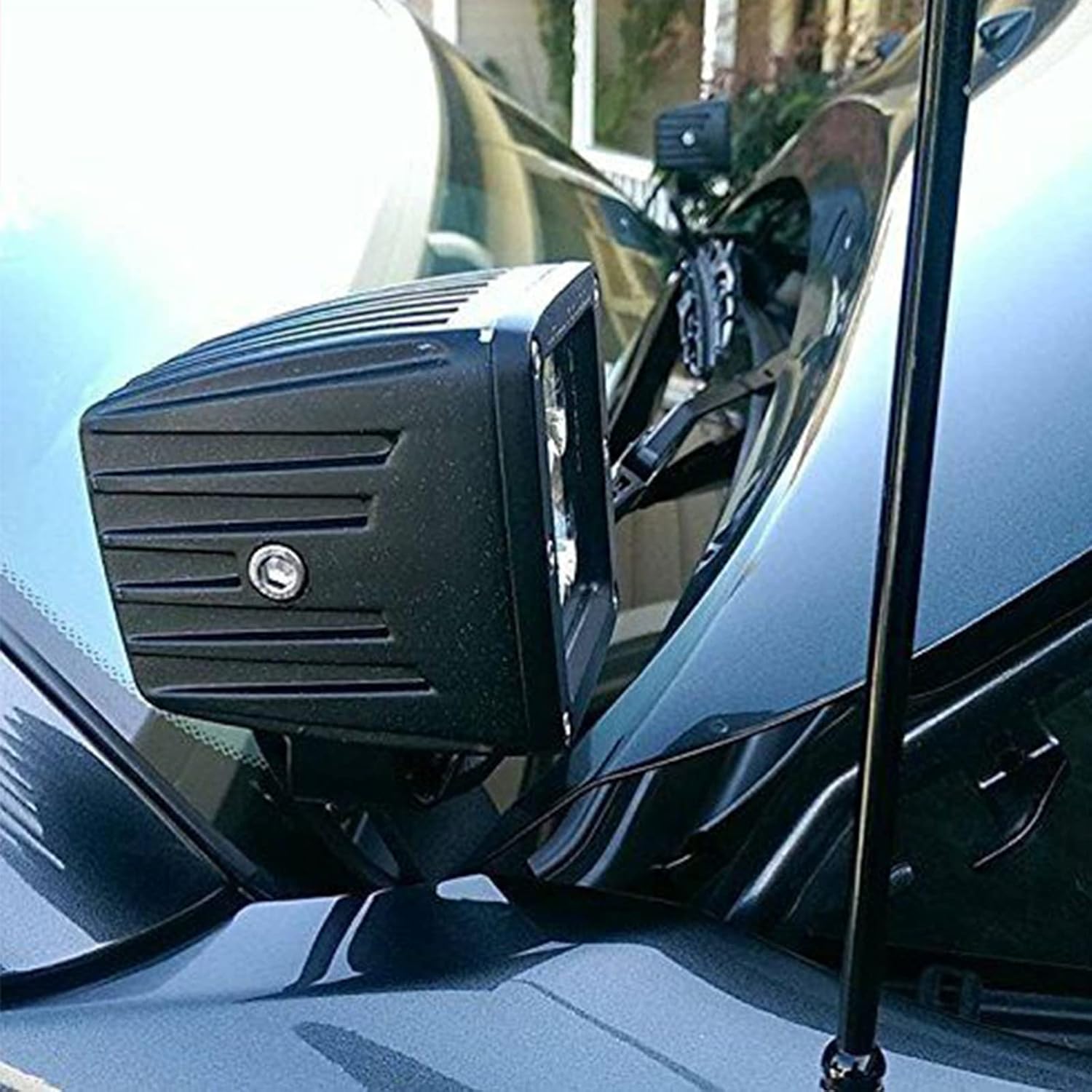 KMFCDAE Soporte de luz de zanja Tundra LED Pods Soporte de montaje en capó compatible con Toyota Tundra 2014+
