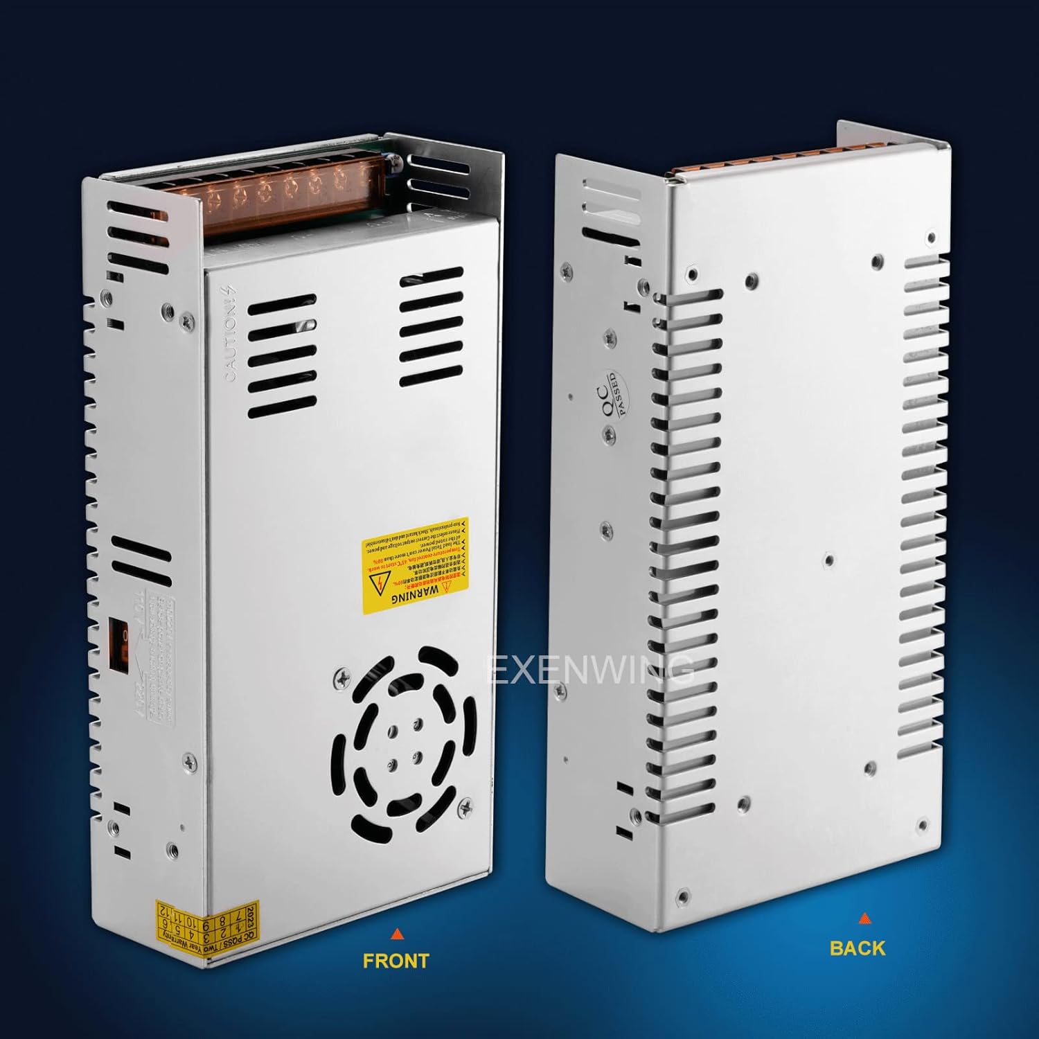 Fuente de alimentación conmutada de 24 V CC 480 vatios, 110 V220 V CA a 24 V CC 20 A, adaptador de convertidor de voltaje universal regulado para