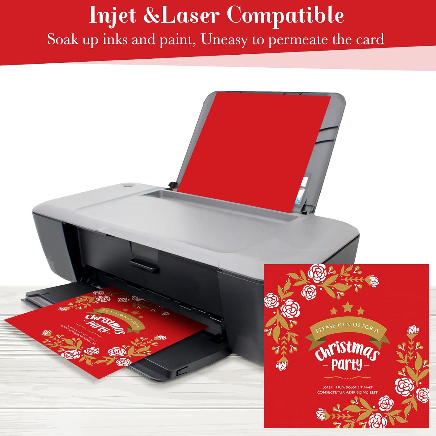 Ctosree 100 hojas de papel de cartulina de 12 x 12 pulgadas, 6.35 ozm, cubierta de 65 libras, 120 libras de grosor, suministros creativos, para