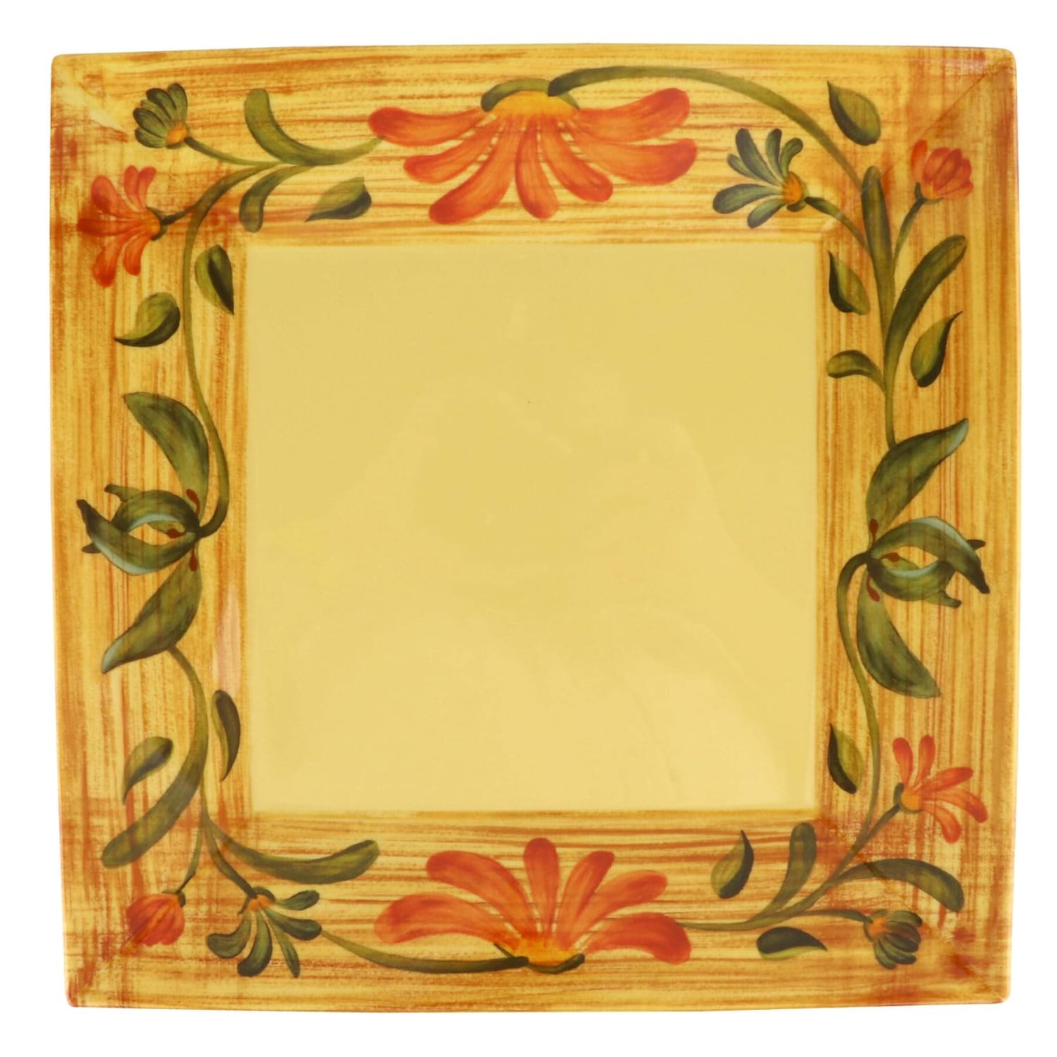G.E.T. ML-90-VN Plato cuadrado veneciano de 12″