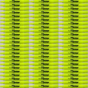 PowerTRC Resaltador amarillo  Punta de cincel  Fluorescente brillante  72 unidades PowerTRC Resaltador amarillo  Punta de cincel  Fluorescente brillante  72 unidades