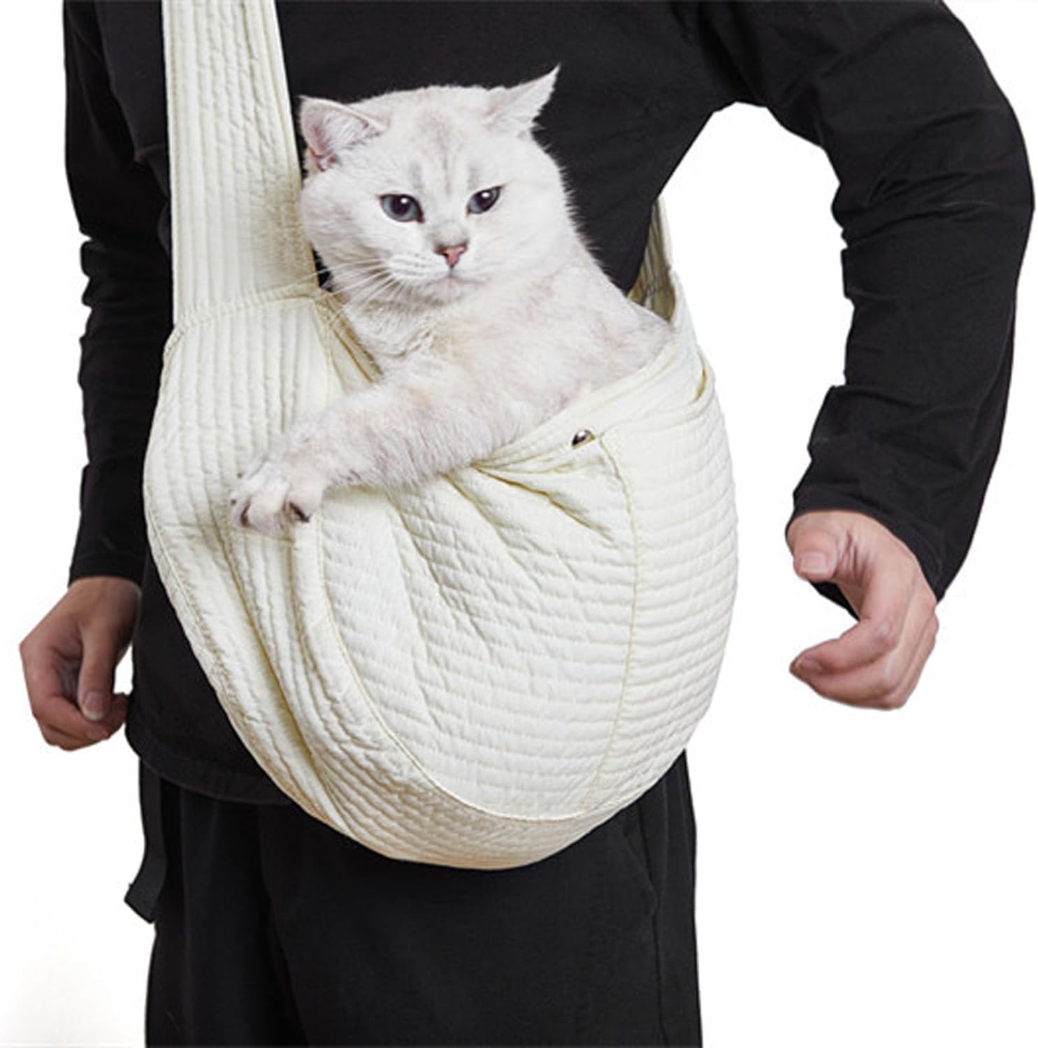 Transportador reversible para perros pequeños, manos libres, reversible, para cachorros, perros pequeños y gatos, para viajes al aire libre (S 6-9
