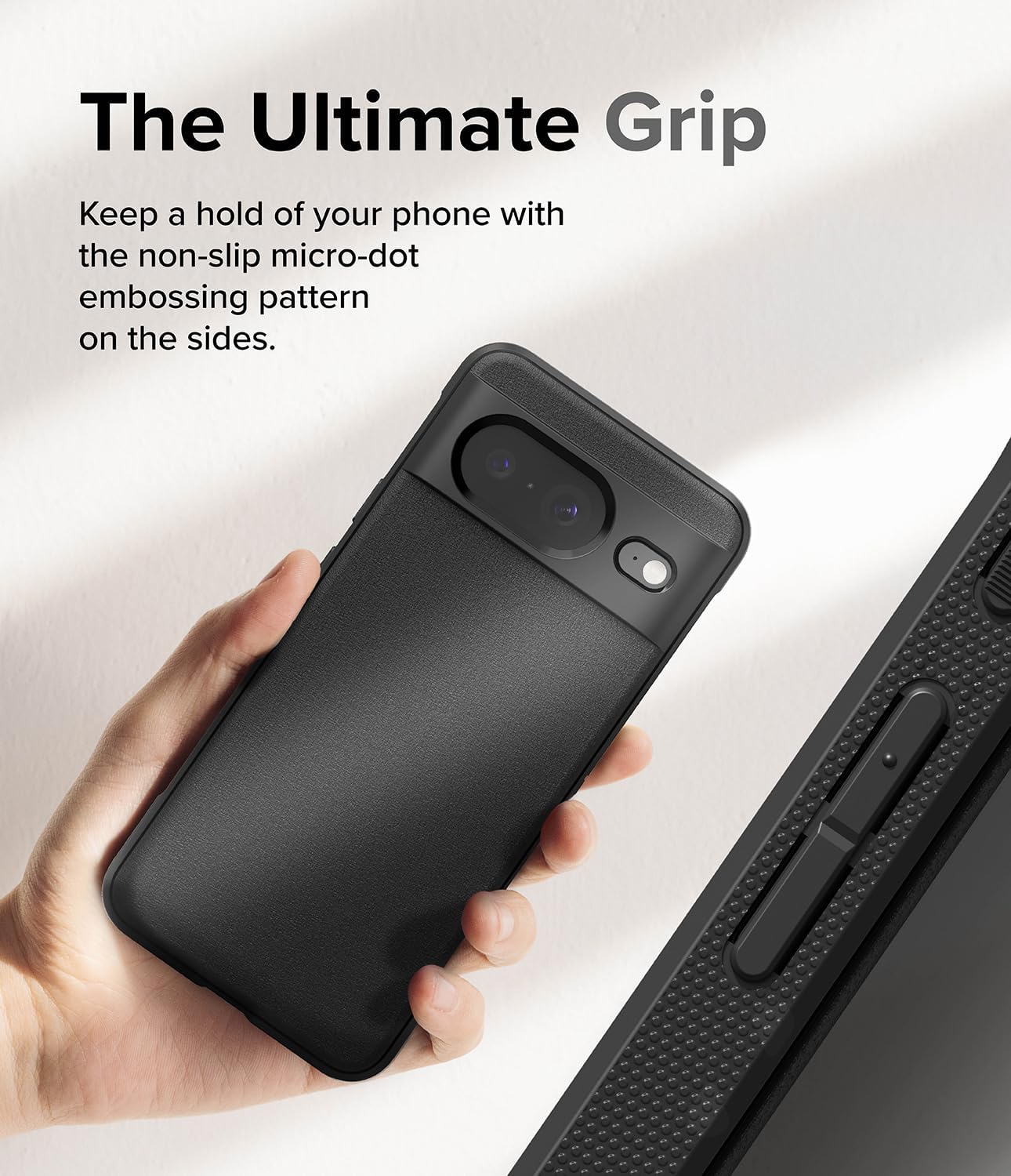 Ringke Onyx Se siente bien en la mano Compatible con Google Pixel 8, tecnología antihuellas que evita manchas grasas, agarre mejorado