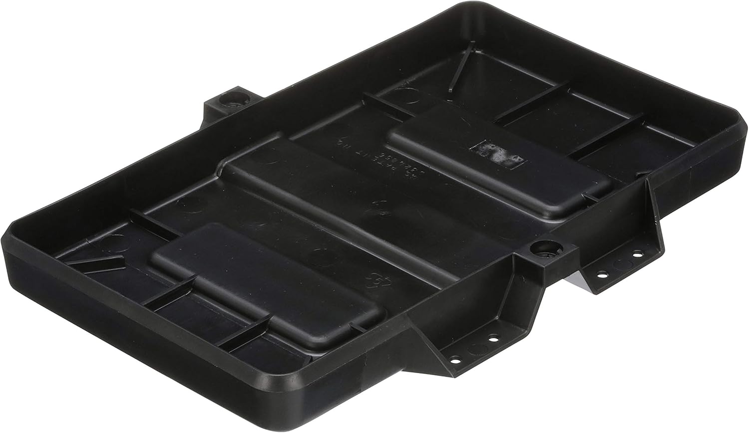 Attwood 9098-5 Bandeja de baterías ajustable de alta resistencia, ajustable a 9.5 pulgadas de alto, para baterías de la serie 27, plástico negro