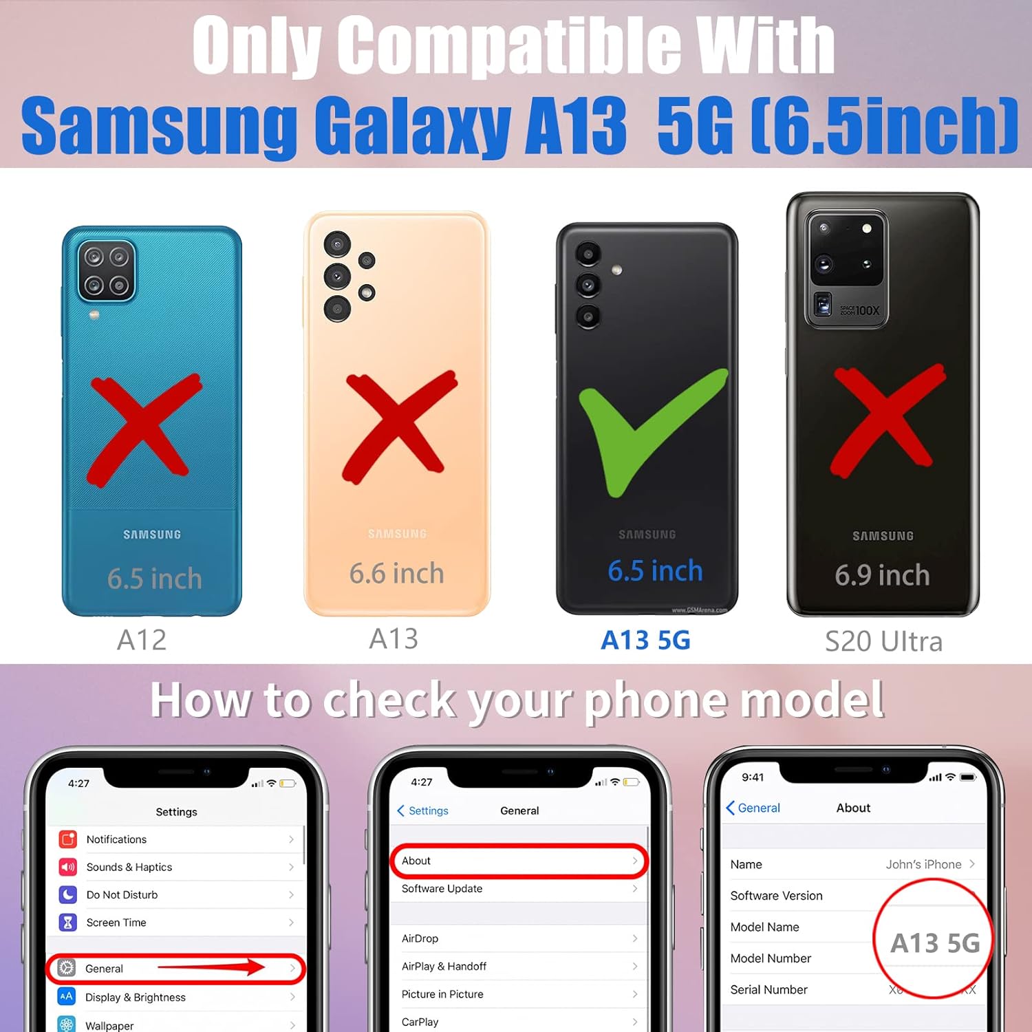 Toycamp Funda para Samsung Galaxy A13 5G para mujer, diseño femenino de girasol con bonito estampado floral de flores para niñas y adolescentes, con