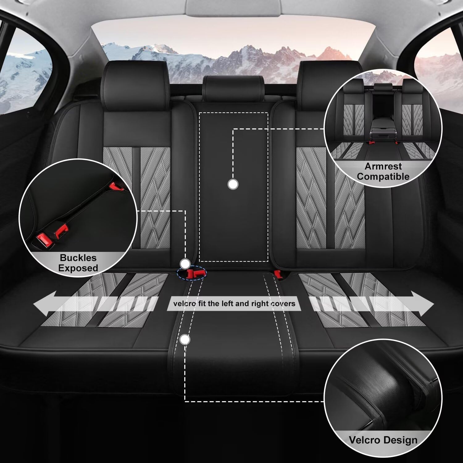 Juego completo de fundas de asiento para automóvil compatibles con Kia Optima 2002-2020, cojines de asiento de cuero para automóviles,