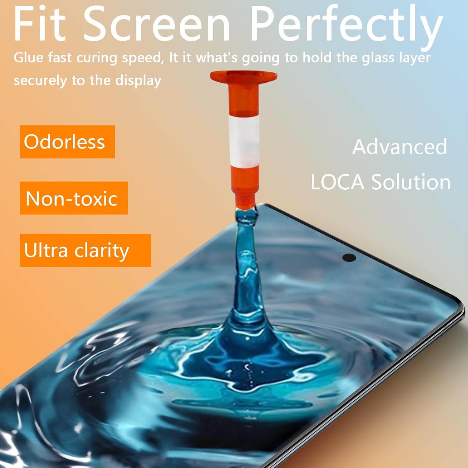 Reemplazo de pantalla para Samsung Galaxy S23 Ultra, 5G 6.8 pulgadas, kit de reparación de reemplazo de pantalla de vidrio para lente exterior