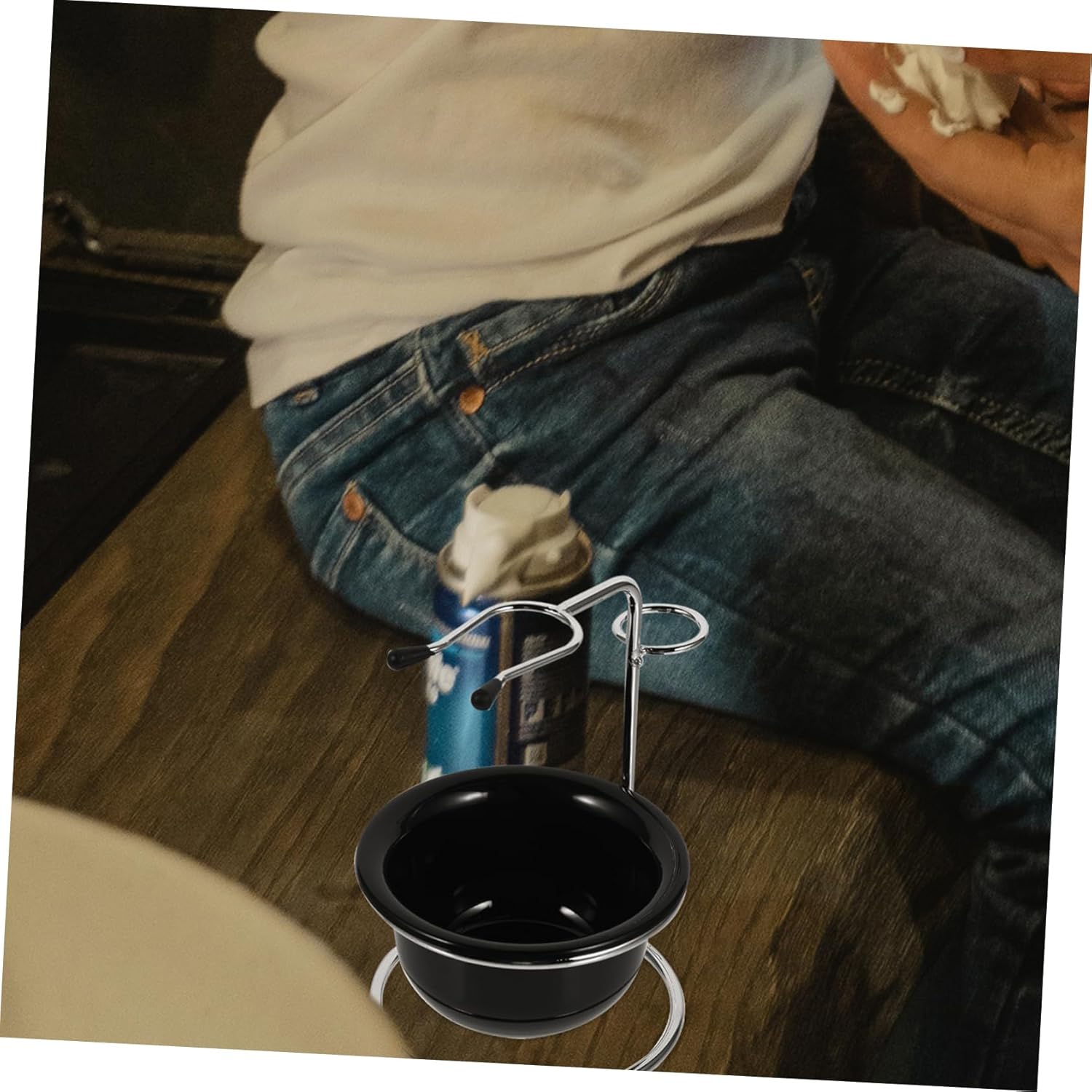 FOMIYES kit de cosmetología maquinillas de afeitar hombre afeitadora taza de jabón de afeitar soporte de afeitado soporte de afeitado soporte de